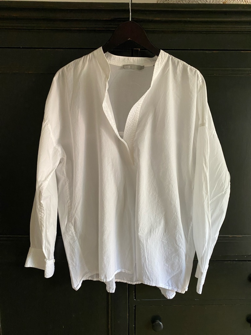 Vince Cotton Voile Blouse